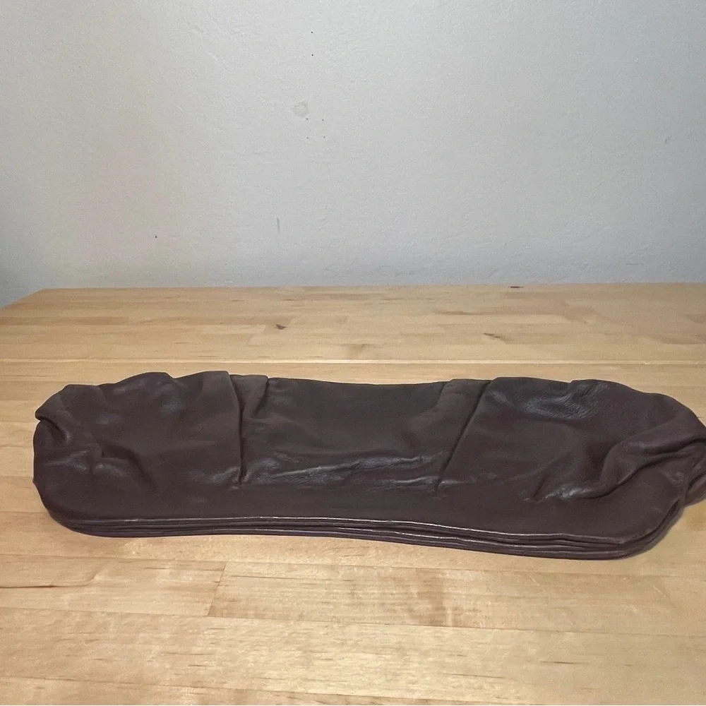 Arden B Genuine Leather Clutch Bag Vintage Evening Purse Wristlet Handbag